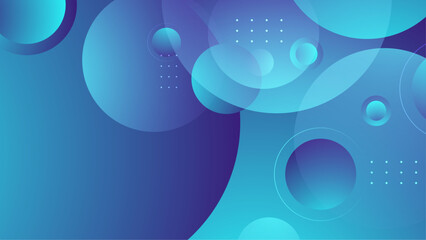 Blue and green abstract background geometric modern