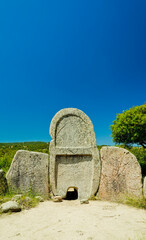 Tomba dei Giganti S'Ena e Thomes. Dorgali.  Provincia di Nuoro, Sardegna. Italy