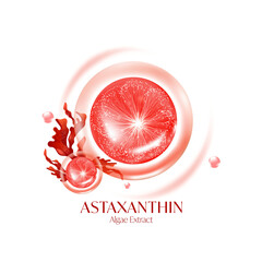 Astaxanthin Algae Extract serum Skin Care Cosmetic