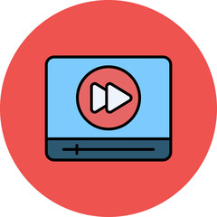 Fototapeta premium Forward Icon