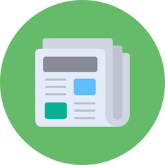 Fototapeta premium Newspaper Icon