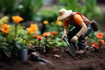 Vegetable man plant farmer working harvesting business gardener flower agriculture growing picking horticulture organic