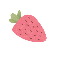 Pastel strawberry, Cute doodle strawberry