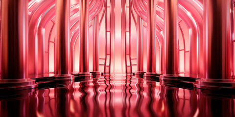 abstract shiny background art deco style, textured, 3D effects
