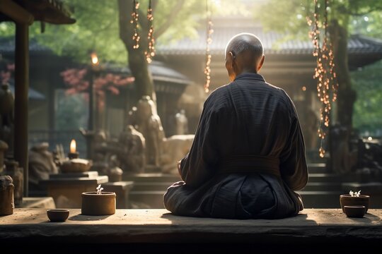 仏門を極める日本の僧侶（茶道・書道・掃除・祈る）