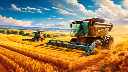 Obraz premium The Tapestry of Farmlands, Understanding Agriculture's Rich History