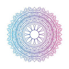 Colored Mandala Art Vector illustration