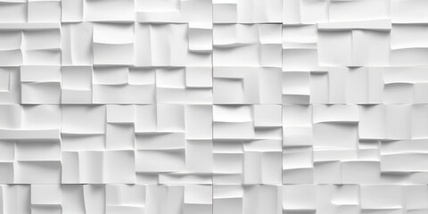 White 3d wall for background  abstract pattern texture