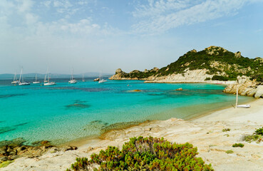 Fototapeta premium Panorama dell'Isola di Spargi. Arcipelago della Maddalena. Sardegna, Italy