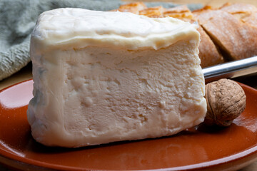 Delice de Bourgogne French cow's milk cheese from Burgundy region of France