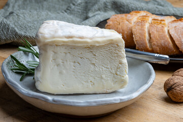 Delice de Bourgogne French cow's milk cheese from Burgundy region of France