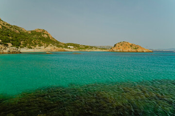 Obraz premium Panorama dell'Isola di Spargi. Arcipelago della Maddalena. Sardegna, Italy