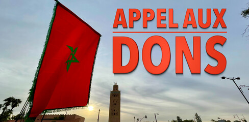 appel aux dons photo marrakech
