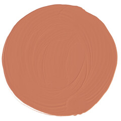 Brown Rose Circle Shape Liquid Texture