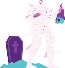 Halloween Party Festival Mummy Costume