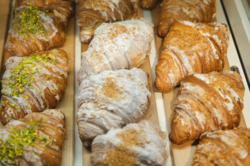 Savoring the Flavors: Delectable Croissants in the Pastry Showcase