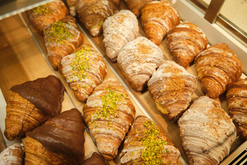 Savoring the Flavors: Delectable Croissants in the Pastry Showcase