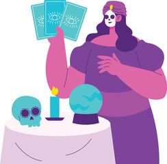 Day of the Dead Tarot Reader