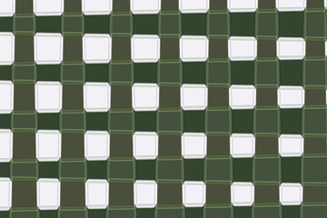 green and white chess board