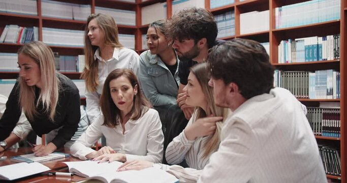 The students seek guidance on their studies, academic pursuits, and research projects, all while fostering a dynamic learning environment.
