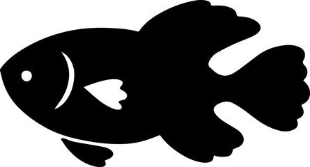 cartoon fish drawing illustration.