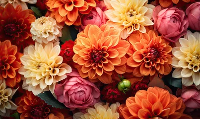 Fototapete Elegant fall bouquet. © smth.design