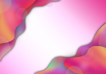 Gradient flowing geometric pattern background texture for poster cover design. Minimal color abstract gradient banner template. 