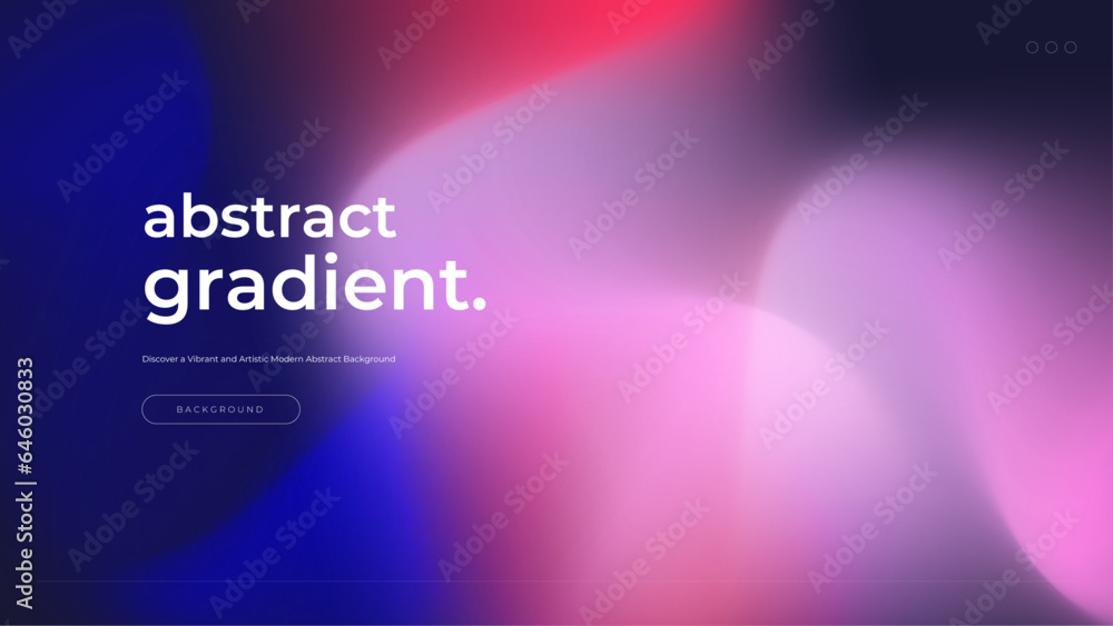 Poster Vector colorful gradient trendy background abstract