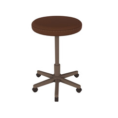 Wooden Stool Isolated On Transparent Background