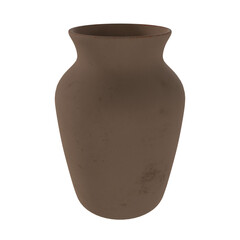 Old Vase Isolated On Transparent Background