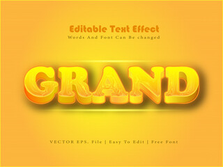 Text Effect Grand Golden Theme