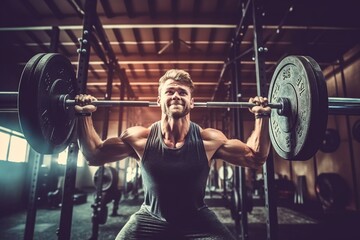 workout in gym healthy lifestyle