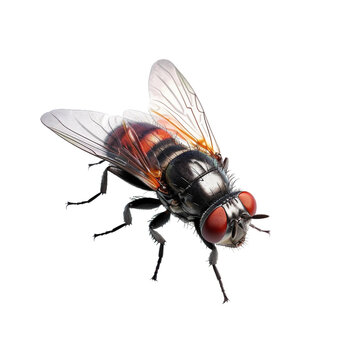 Fly. isolated object, transparent background
