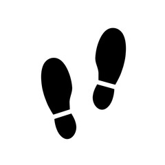 Steps - simple black icon. Vector illustration.