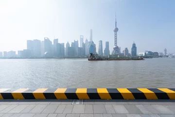 Poster shanghai citys skyline © THINK b