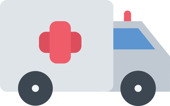 design vector image icons car ambulance