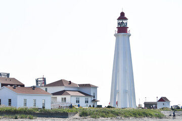 Pointe-au-P&egrave;re Lighthouse National Historic Site, in Rimouski, Quebec, Canada