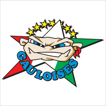 vector cartoon face that says (valentino rossi 46) on a background in the colors of the italian flag