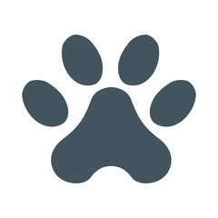 Dog Paw Print Illustration