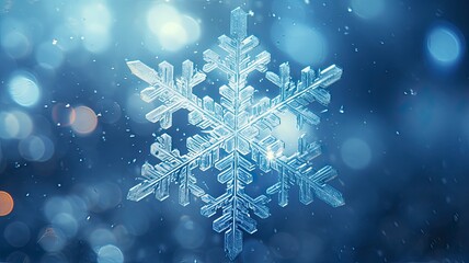 Microscopic Marvels: Snowflakes