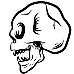 Skull Hand Drawn Illutrations 