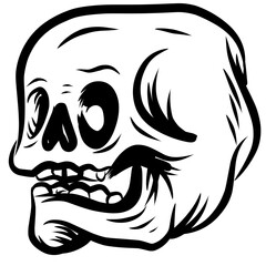 Skull Hand Drawn Illutrations 