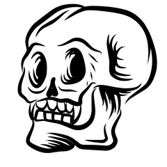 Skull Hand Drawn Illutrations 