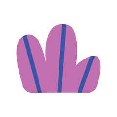 Shrub bush shrubbery tree simple abstract flat cartoon vector illustration. Set of garden green plant isolated on white background. Eco element, foliage silhouette, stylized ecology decorative object