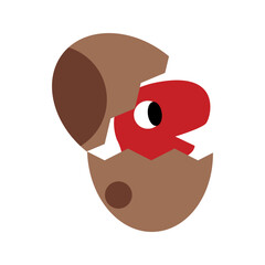 Cute Baby Dinosaur Illustration