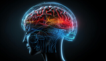 Three dimensional cyborg brain scan reveals human internal organ anatomy generated by AI