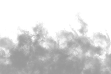Chmury, dym na przeźroczystym tle. Bez tła. PNG - obrazy, fototapety, plakaty