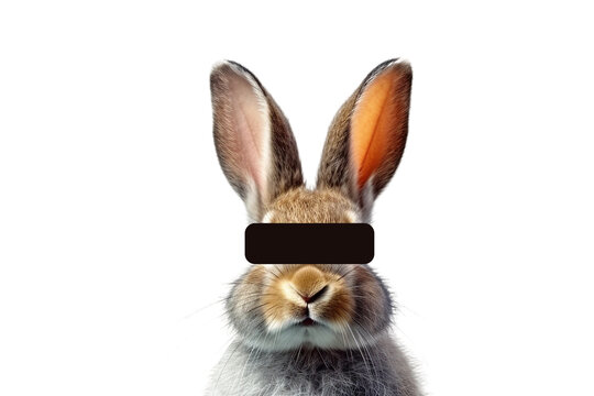 Rabbit. isolated object, transparent background