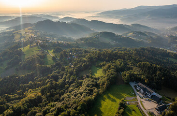 Beskid Wyspowy, Małopolska, Poland, Kamionna, wieża widokowa, lato 2023 © Maciej G. Szling
