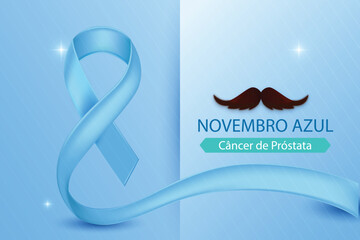 Free vector flat blue november background in spanish